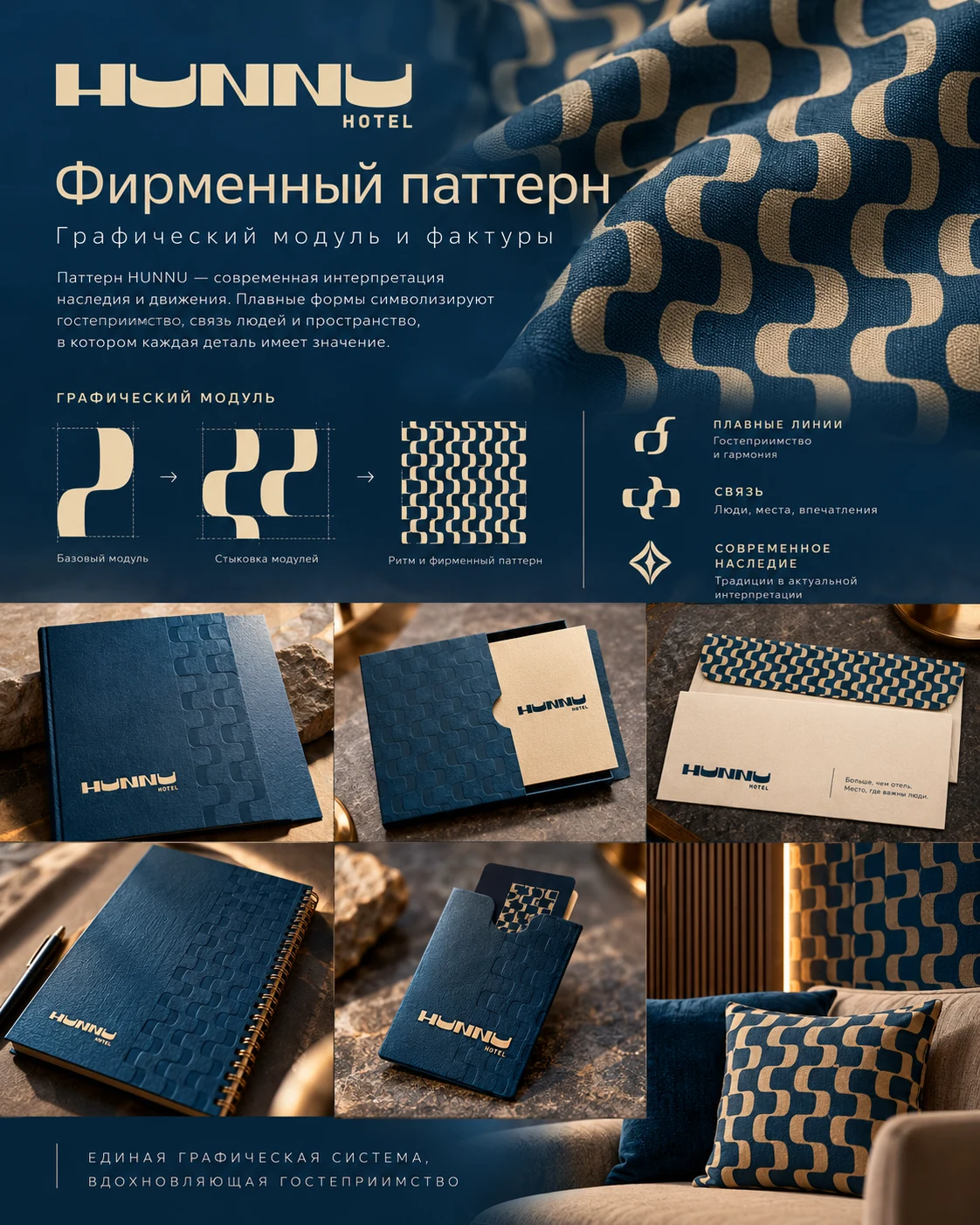 HUNNU Hotel — фирменный паттерн