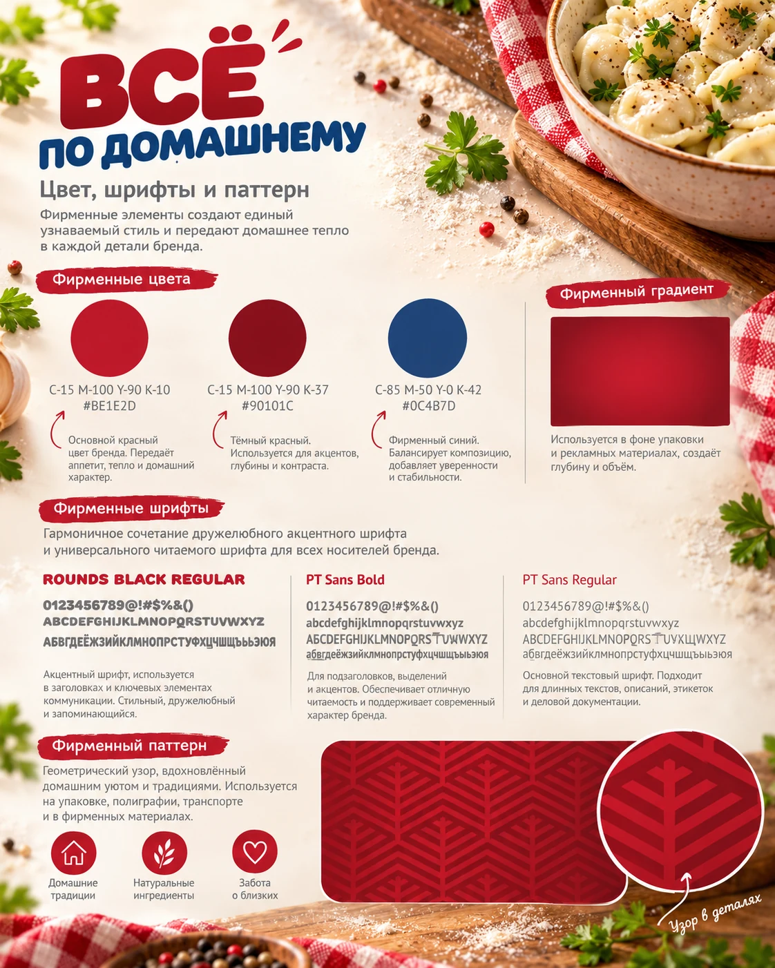 Всё по-домашнему — цвет, графика и паттерн