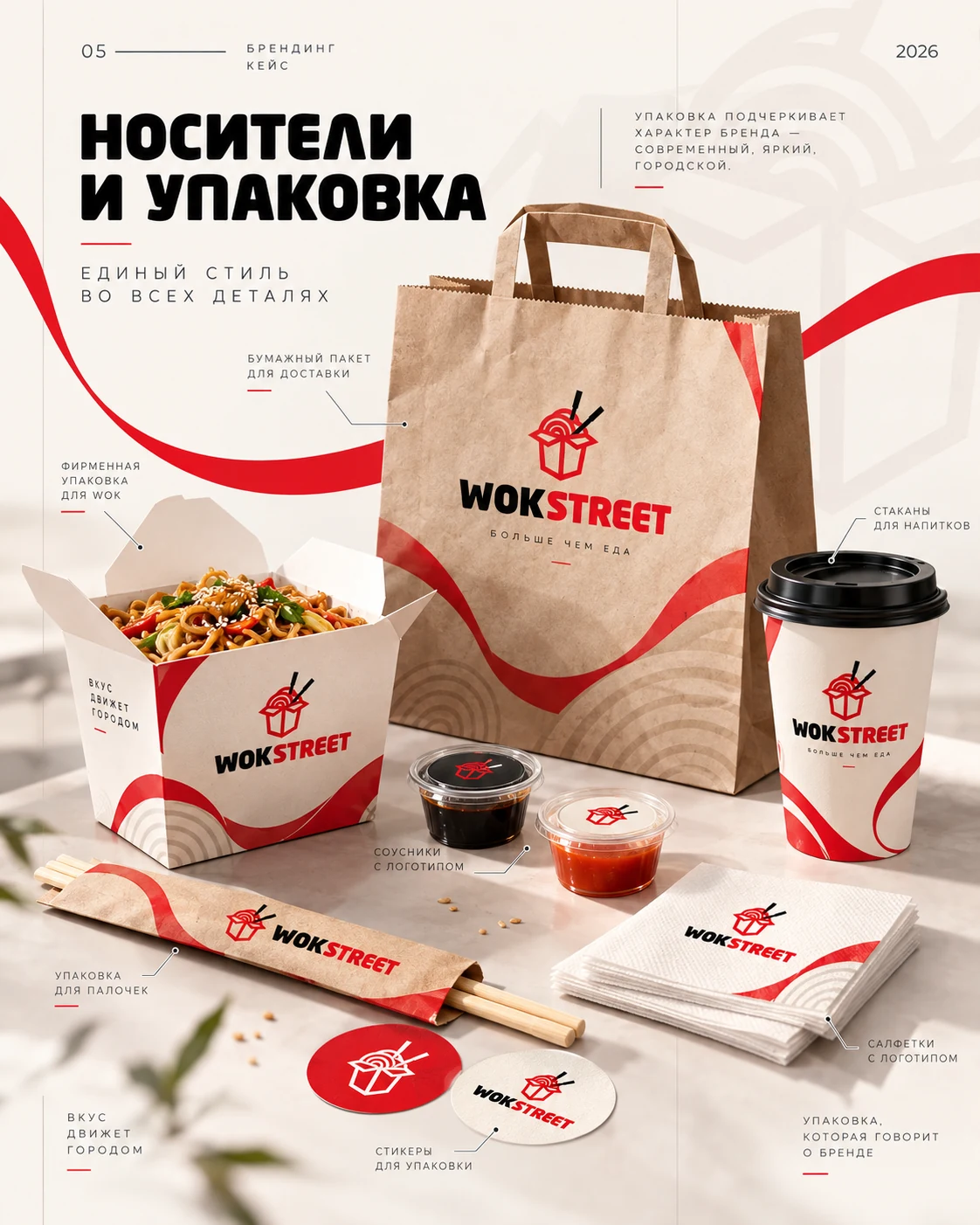 WOK Street — носители и упаковка