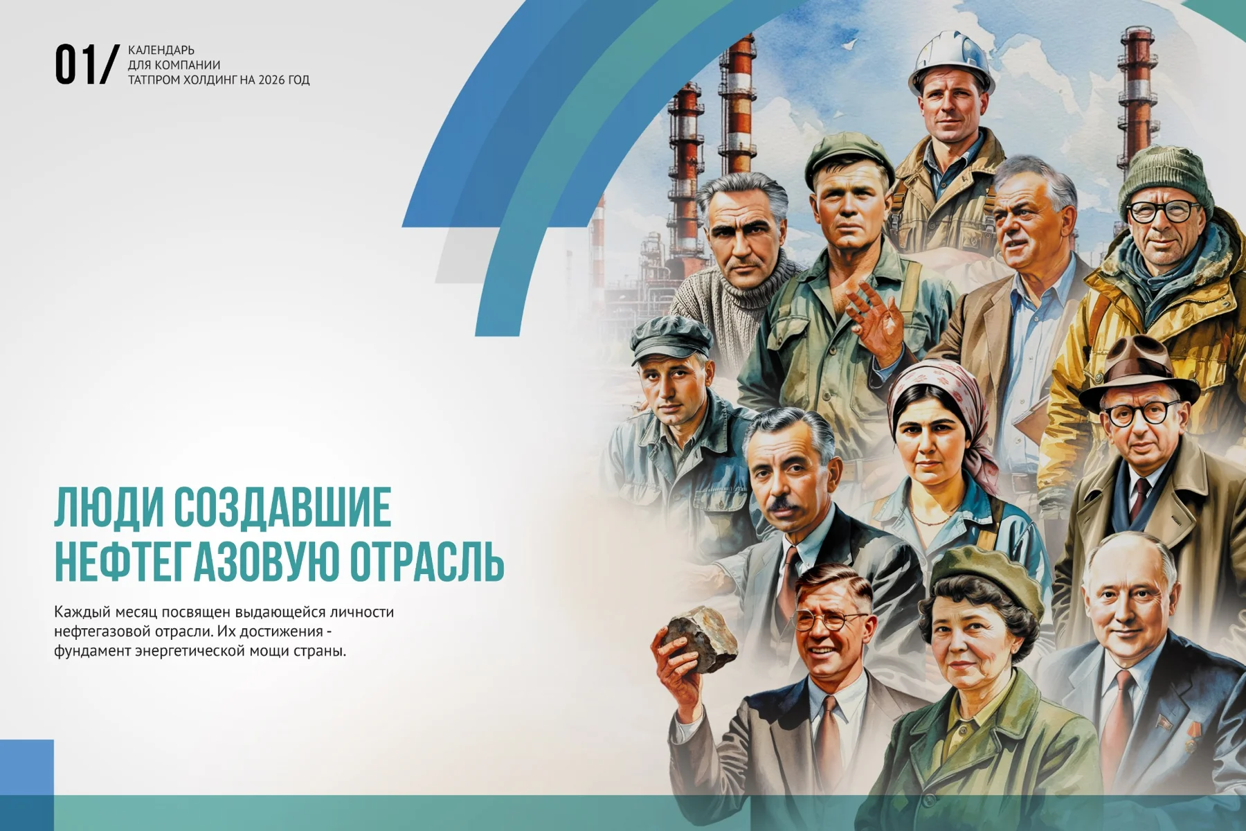 Концепция календаря: люди, создавшие нефтегазовую отрасль